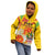 Personalized Saint Kitts and Nevis Poinciana Flowers Kid Hoodie With Coat Of Arms - Wonder Print Shop