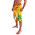 Personalized Saint Kitts and Nevis Poinciana Flowers Lavalava With Coat Of Arms - Wonder Print Shop