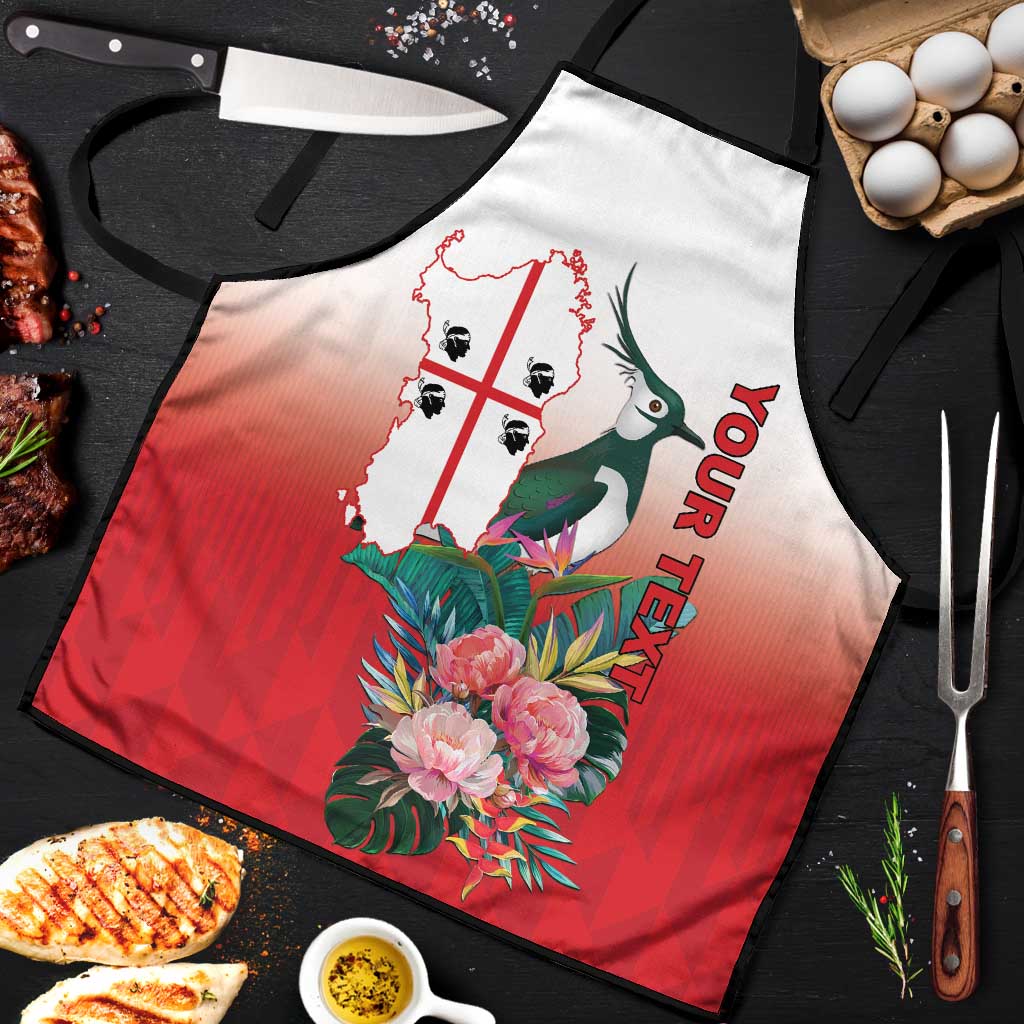 Personalized Italy Sardinia Apron Lapwing With Map - Wonder Print Shop