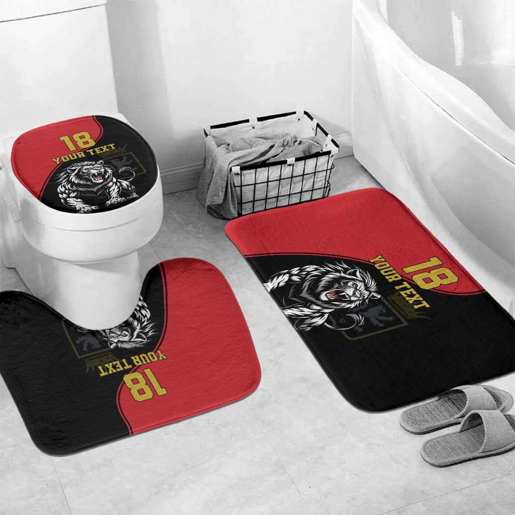 Custom Aosta Valley Bathroom Set Lion Sporty Style - Wonder Print Shop