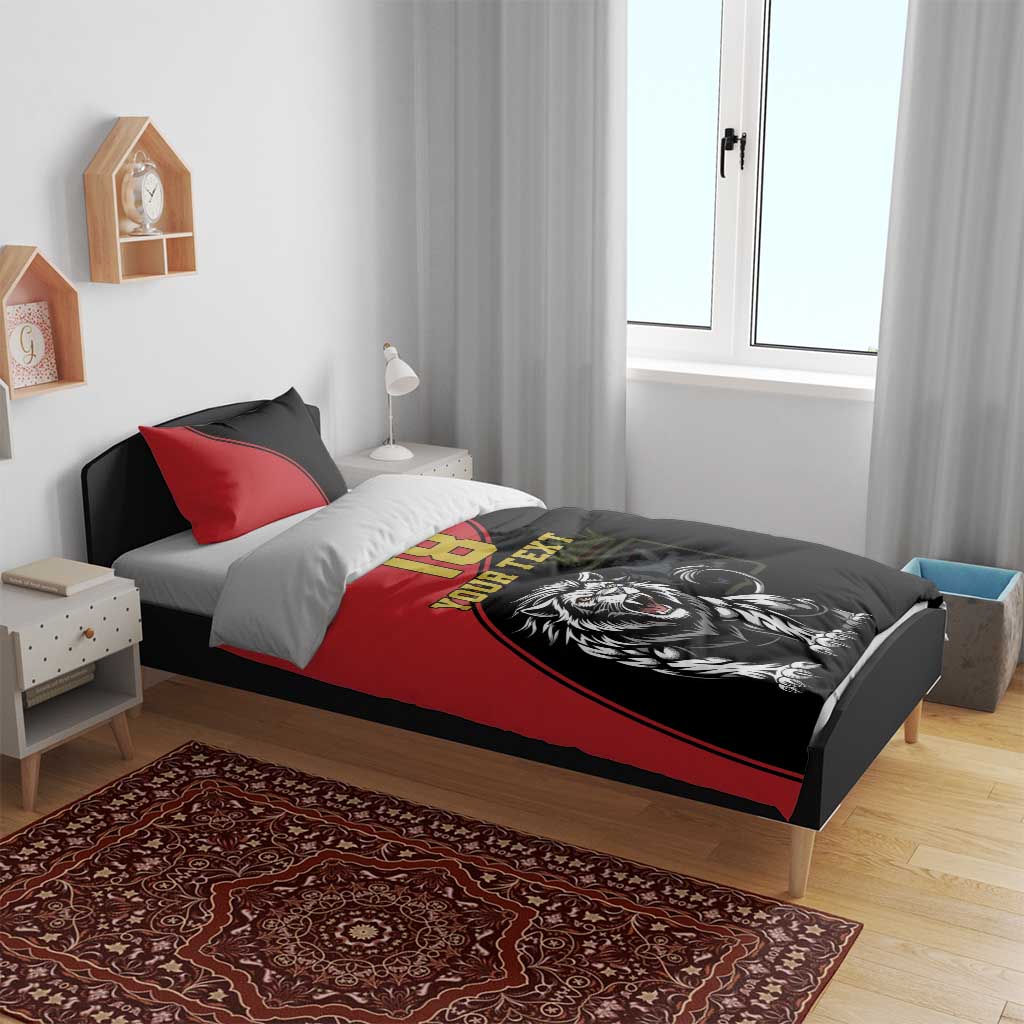Custom Aosta Valley Bedding Set Lion Sporty Style - Wonder Print Shop