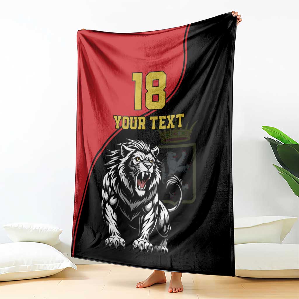 Custom Aosta Valley Blanket Lion Sporty Style - Wonder Print Shop