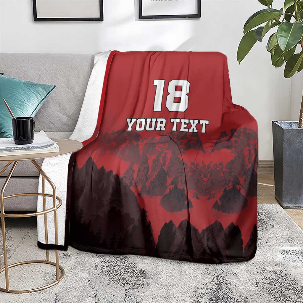 Custom Aosta Valley Blanket Mont Blanc Sporty Style - Wonder Print Shop