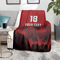 Custom Aosta Valley Blanket Mont Blanc Sporty Style - Wonder Print Shop