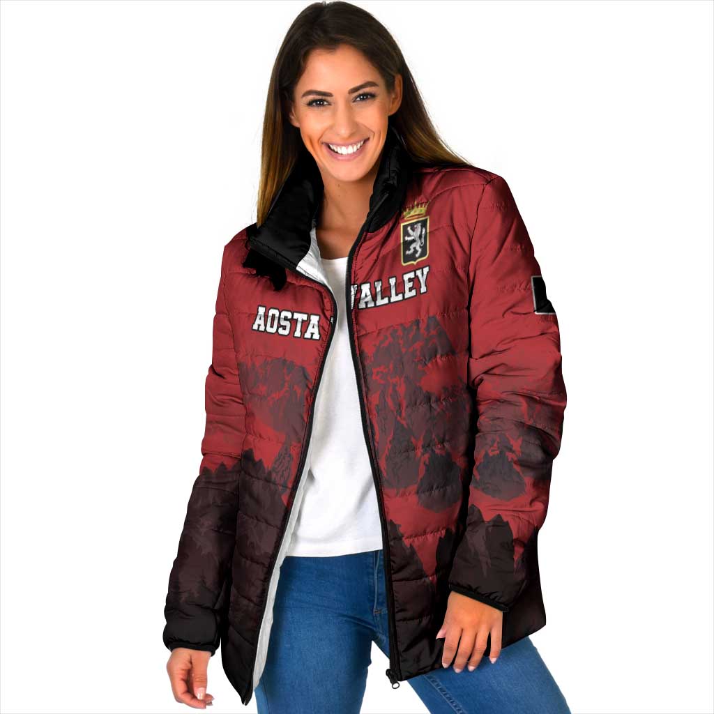 Custom Aosta Valley Padded Jacket Mont Blanc Sporty Style - Wonder Print Shop