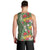 Africa Tropical Flowers Men Tank Top Green Version - Wonder Print Shop