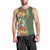 Africa Tropical Flowers Men Tank Top Green Version - Wonder Print Shop