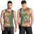 Africa Tropical Flowers Men Tank Top Green Version - Wonder Print Shop