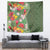 Africa Tropical Flowers Tapestry Green Version - Wonder Print Shop