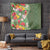 Africa Tropical Flowers Tapestry Green Version - Wonder Print Shop