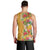 Africa Tropical Flowers Men Tank Top Yellow Version - Wonder Print Shop