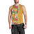 Africa Tropical Flowers Men Tank Top Yellow Version - Wonder Print Shop