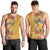 Africa Tropical Flowers Men Tank Top Yellow Version - Wonder Print Shop