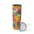 Africa Tropical Flowers Skinny Tumbler Yellow Version - Wonder Print Shop