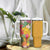 Africa Tropical Flowers Tumbler With Handle Yellow Version - Wonder Print Shop