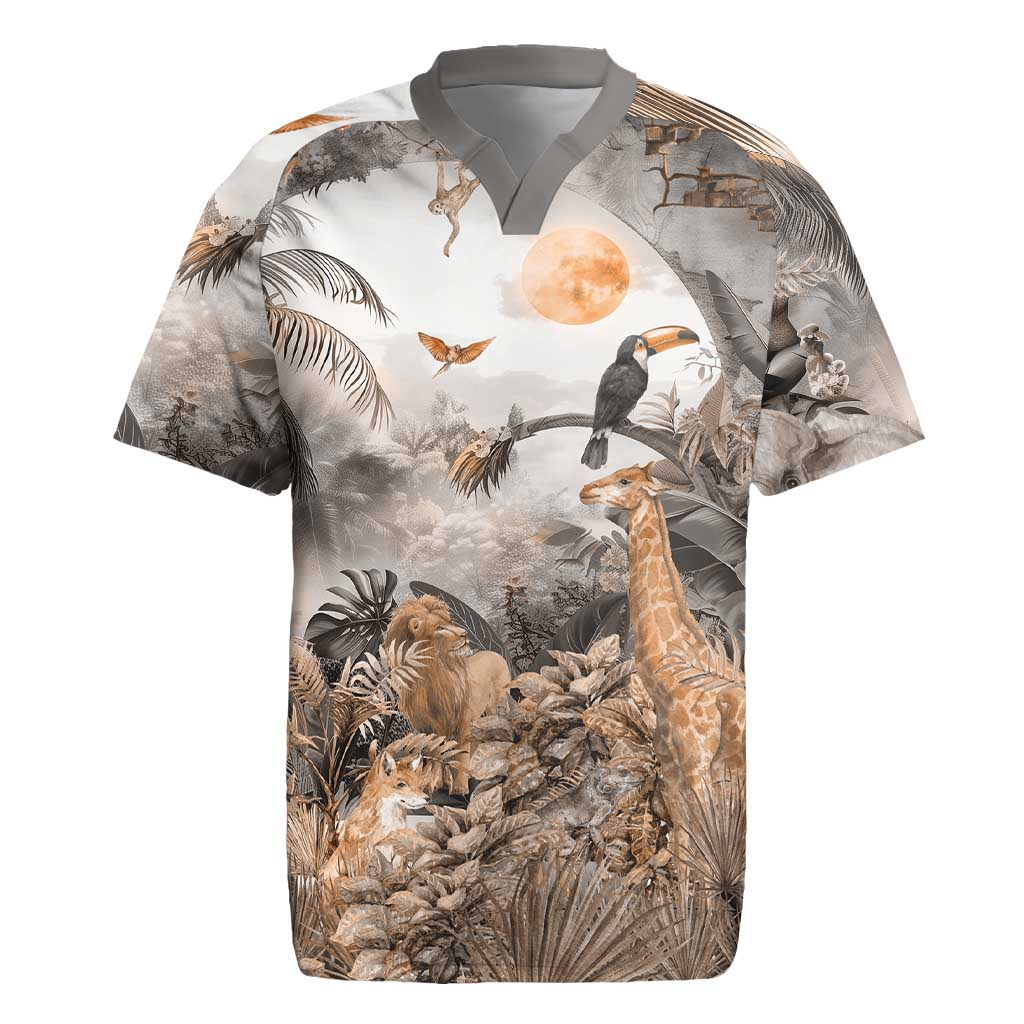 Africa Safari Animals Rugby Jersey - Wonder Print Shop