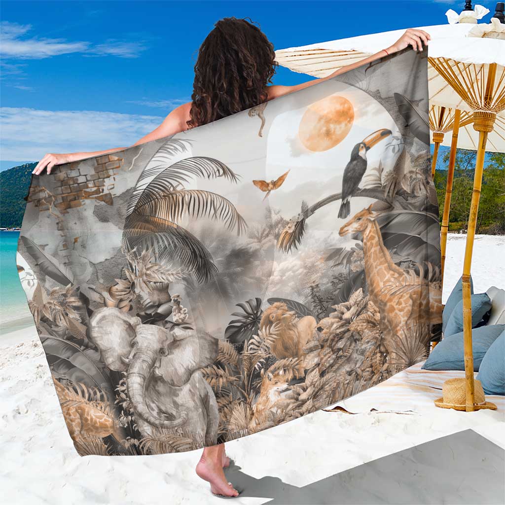 Africa Safari Animals Sarong - Wonder Print Shop