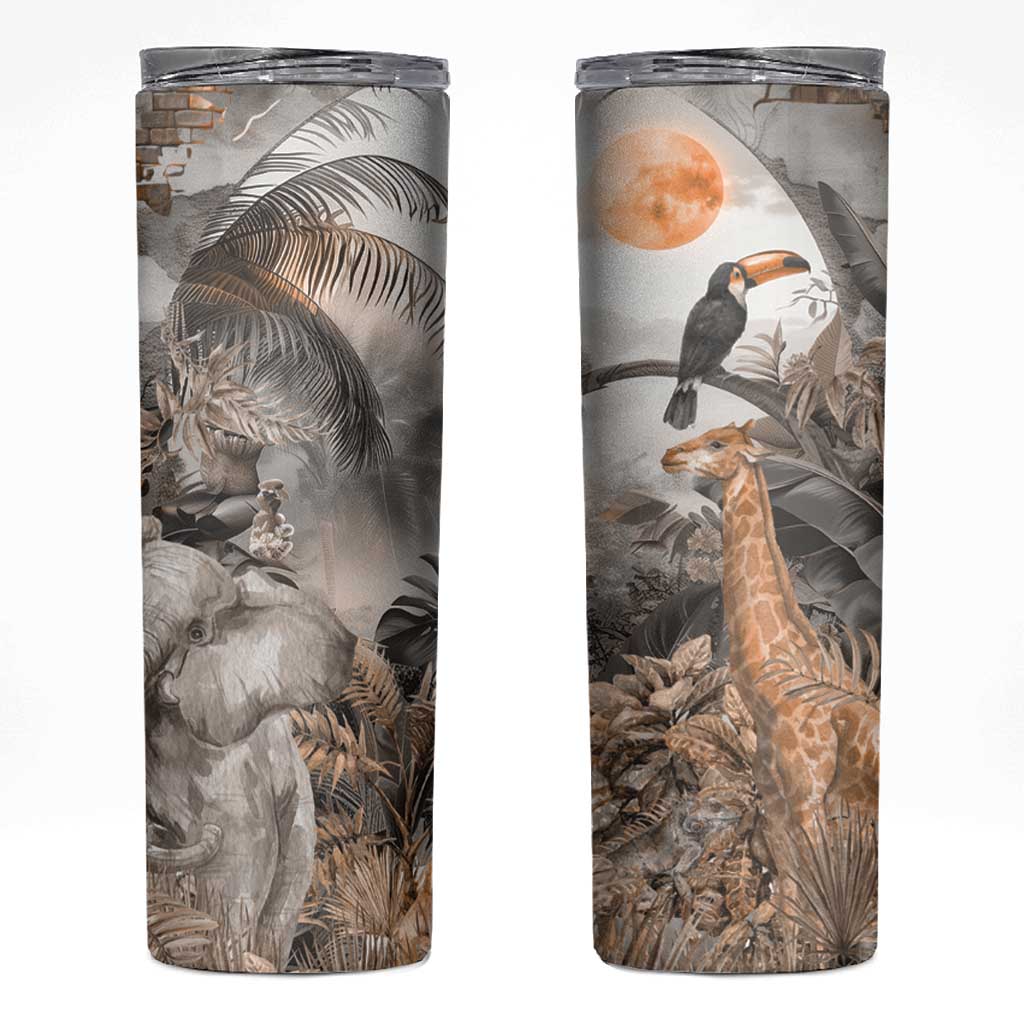 Africa Safari Animals Skinny Tumbler - Wonder Print Shop