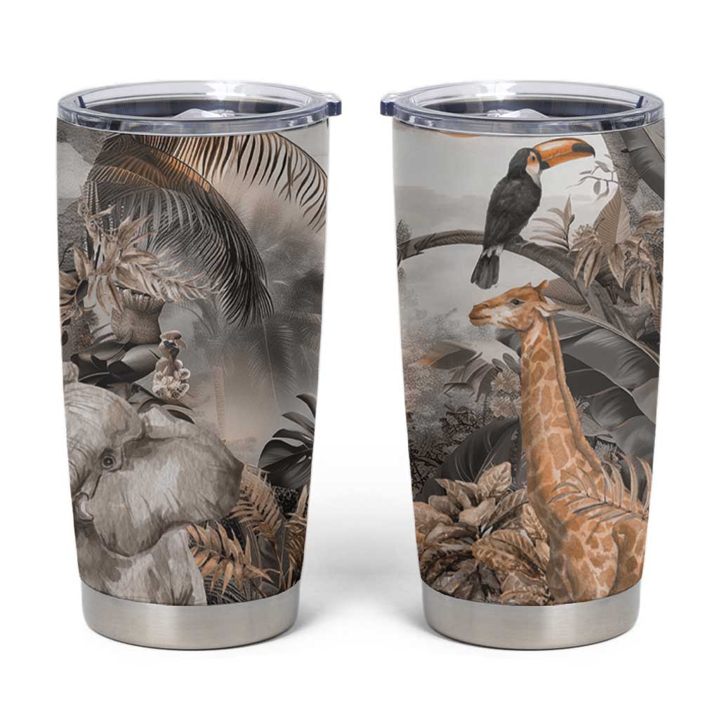 Africa Safari Animals Tumbler Cup - Wonder Print Shop