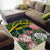 Personalized South Africa King Protea Area Rug With Kente Patterns - Wonder Print Shop