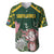 Personalized South Africa King Protea Baseball Jersey With Kente Patterns - Wonder Print Shop