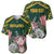 Personalized South Africa King Protea Baseball Jersey With Kente Patterns - Wonder Print Shop