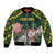 Personalized South Africa King Protea Bomber Jacket With Kente Patterns - Wonder Print Shop