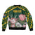 Personalized South Africa King Protea Bomber Jacket With Kente Patterns - Wonder Print Shop