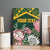 Personalized South Africa King Protea Canvas Wall Art With Kente Patterns - Wonder Print Shop