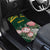 Personalized South Africa King Protea Car Mats With Kente Patterns - Wonder Print Shop