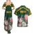 Personalized South Africa King Protea Couples Matching Summer Maxi Dress and Hawaiian Shirt With Kente Patterns - Wonder Print Shop