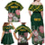 Personalized South Africa King Protea Family Matching Off Shoulder Maxi Dress and Hawaiian Shirt With Kente Patterns - Wonder Print Shop