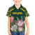 Personalized South Africa King Protea Family Matching Puletasi and Hawaiian Shirt With Kente Patterns - Wonder Print Shop