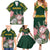 Personalized South Africa King Protea Family Matching Summer Maxi Dress and Hawaiian Shirt With Kente Patterns - Wonder Print Shop