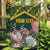 Personalized South Africa King Protea Garden Flag With Kente Patterns - Wonder Print Shop