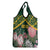 Personalized South Africa King Protea Grocery Bag With Kente Patterns