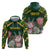 Personalized South Africa King Protea Hoodie With Kente Patterns - Wonder Print Shop