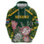 Personalized South Africa King Protea Hoodie With Kente Patterns - Wonder Print Shop