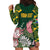 Personalized South Africa King Protea Hoodie Dress With Kente Patterns - Wonder Print Shop