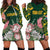 Personalized South Africa King Protea Hoodie Dress With Kente Patterns - Wonder Print Shop