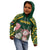 Personalized South Africa King Protea Kid Hoodie With Kente Patterns - Wonder Print Shop