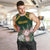 Personalized South Africa King Protea Men Tank Top With Kente Patterns - Wonder Print Shop