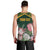 Personalized South Africa King Protea Men Tank Top With Kente Patterns - Wonder Print Shop