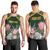 Personalized South Africa King Protea Men Tank Top With Kente Patterns - Wonder Print Shop