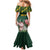 Personalized South Africa King Protea Mermaid Dress With Kente Patterns - Wonder Print Shop