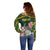 Personalized South Africa King Protea Off Shoulder Sweater With Kente Patterns - Wonder Print Shop