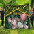 Personalized South Africa King Protea Quilt With Kente Patterns - Wonder Print Shop