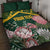 Personalized South Africa King Protea Quilt Bed Set With Kente Patterns - Wonder Print Shop