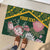 Personalized South Africa King Protea Rubber Doormat With Kente Patterns - Wonder Print Shop