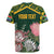 Personalized South Africa King Protea Rugby Jersey With Kente Patterns - Wonder Print Shop